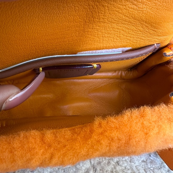 Coach X Lil Nas Tabby 12 Shearling Mandarin orange - Picture 6 of 7